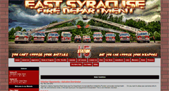 Desktop Screenshot of eastsyracusefire.com
