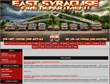 Tablet Screenshot of eastsyracusefire.com